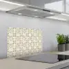 Tegel - Motief - Beige keuken achterwand spatscherm klein 900 -3d_schuin