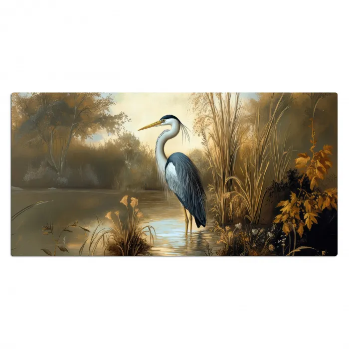 Reiger - Water - Planten Muismat XXL klein -3d_leeg