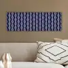 Oceaan - Touw - Blauw - Wit canvas 2cm klein 828 -sfeer3