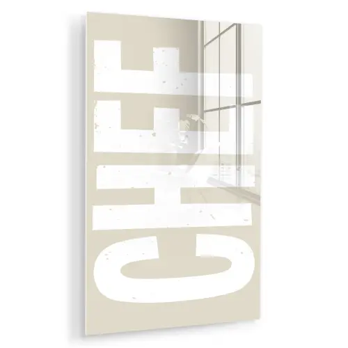 Wit - Chef - Decoratie - Japandi plexiglas 5mm klein -zzzproduct_nieuw