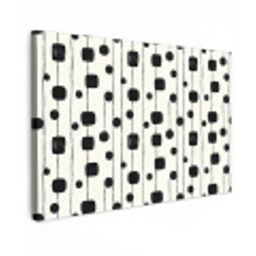 Grafisch - Modern - Zwart canvas 2cm klein 34 -z3d