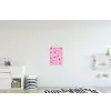 Lolly - Valentijn - Illustratie - Snoep textielposter latten blank klein -kinderkamer