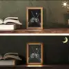 Whiskyglazen - Ijs - Spetters - Zwart Light Box met kabel (Tafellamp) klein -sfeer3