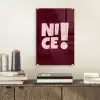 Nice - Uitroepteken - Rood plexiglas 5mm klein -sfeer1