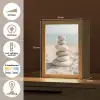 Stenen - Stapel - Zand - Zee Light Box met kabel (Tafellamp) klein -USP_NL