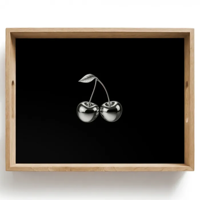 Kers - Luxueus - Metallic Dienblad Rechthoek middel -z3d_shopping
