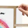 Regenboog - Kinderen - Meisje Light Box met batterij (Wandlamp kind) middel -USP_websiteprintNL