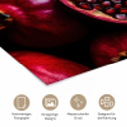 Granaatappel - Rood - Fruit poster papier klein -tcloseup_DE