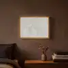 Grijs - Beton - Industrieel Light Box met batterij (Wandlamp) middel -sfeer4