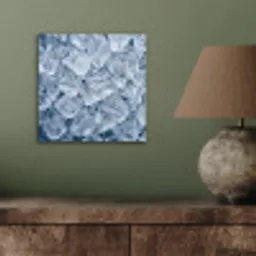 Ijsblokjes - Water - Blauw aluminium wit klein -sfeer2