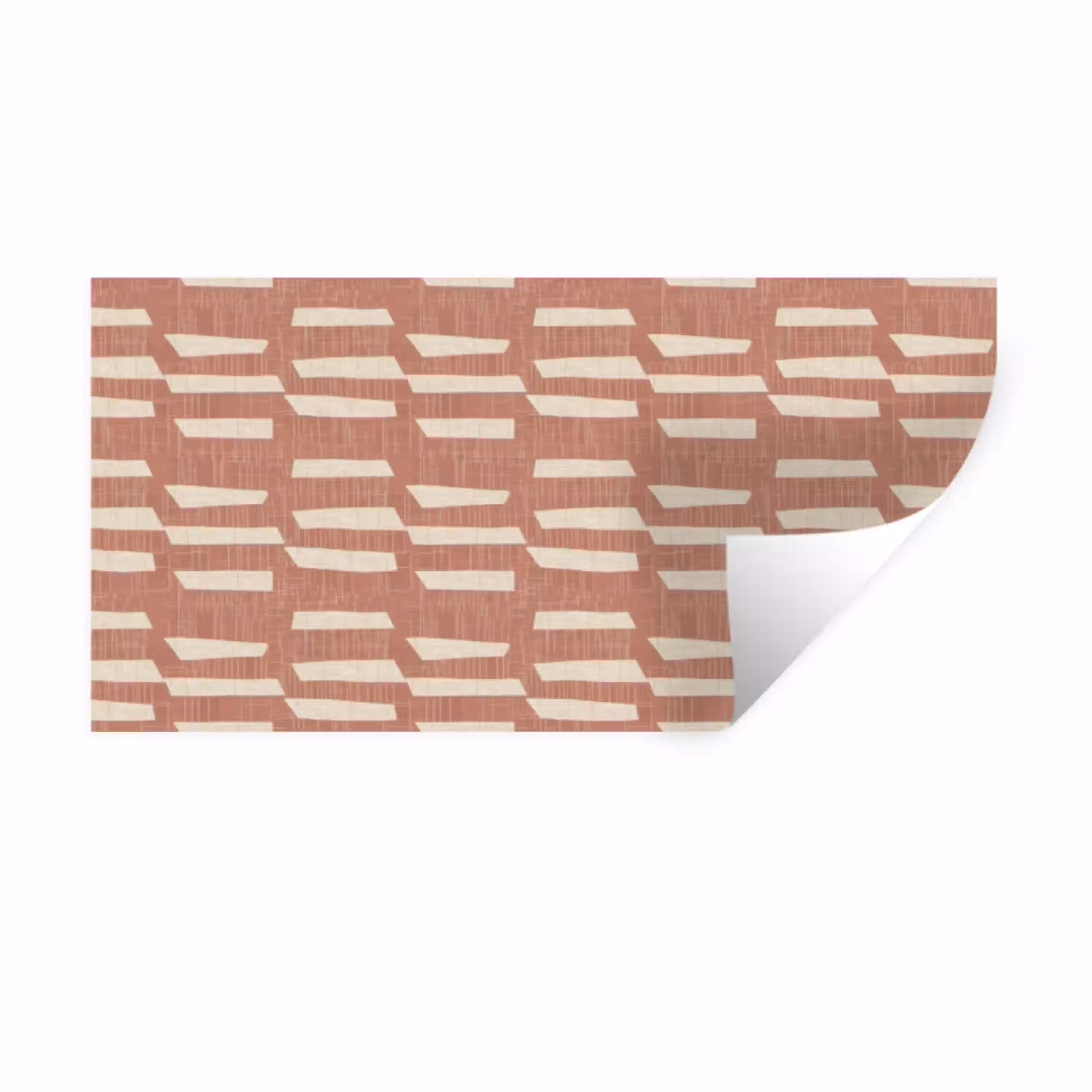 Terracotta - Abstract - Textuur - Patroon Muursticker klein 287 -3d