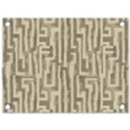 Abstract - Geometrisch - Groen tuinposter los doek klein 239 -3d