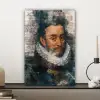Willem van Oranje - Adriaen Thomasz - Krant canvas 2cm klein -sfeer6