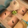 Paard - Grasveld - Zonsondergang Placemat vinyl groot -zzsfeer5_Kitchenyeah-website