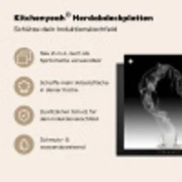 Harmonie in Zwart en Wit Inductie beschermer vinyl 3mm middel -zzzzzzusp-haakje_DE