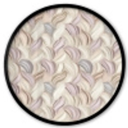Abstract - Golvend - Pastel Fotolijst rond zonder passe partout klein 856 -3d