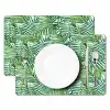 Palmboom - Bladeren - Groen Placemat vinyl groot 368 -zzsfeer2_Kitchenyeah-website