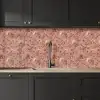 Botanisch - Bloemen - Roze keuken achterwand 2 middel 871 -sfeer1