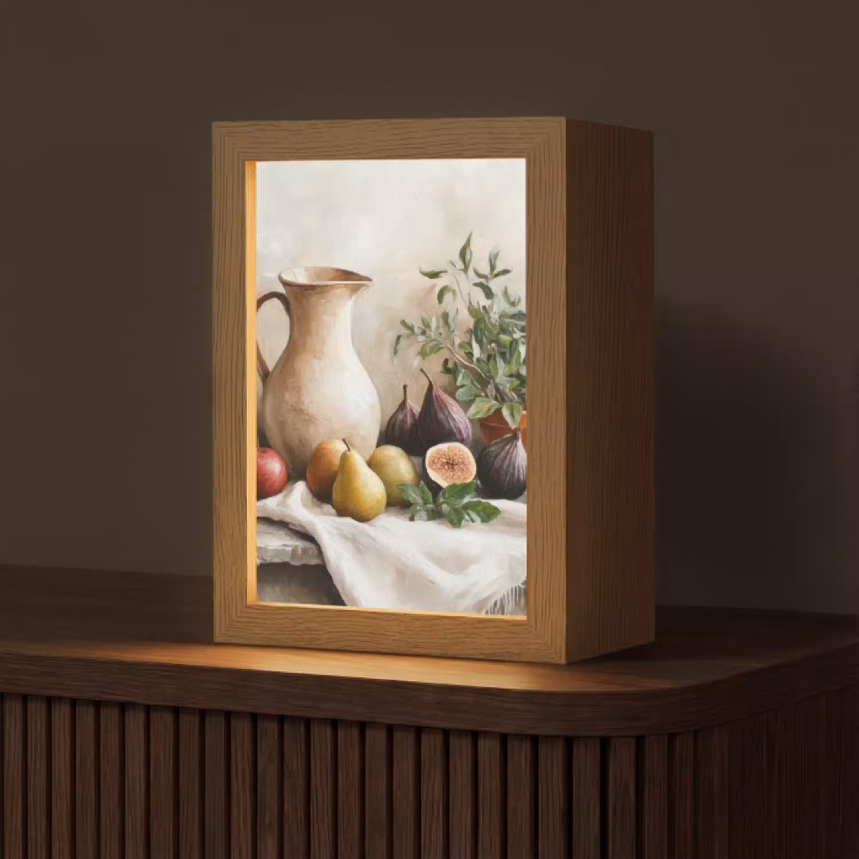 Fruit - Kruiden - Landelijk Light Box met kabel (Tafellamp) klein -z3d_website