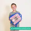 Kauwend knaagje Kinderrugzak - Blauw middel -sfeer1_NL