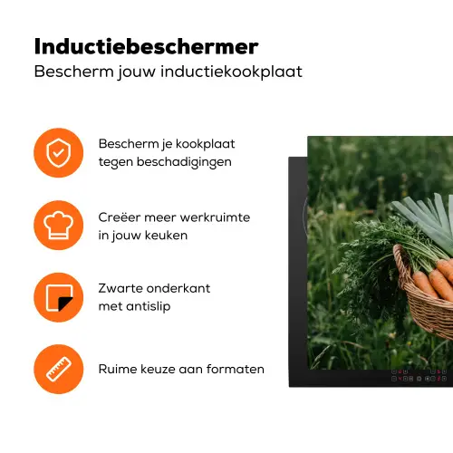 Veld - Groenten - Biologisch - Oogst Inductie beschermer vinyl 3mm klein -zzzzzzz-td-ups