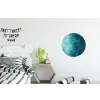 Bootje - Water - Blauw Wandcirkel aluminium klein -kinderkamer