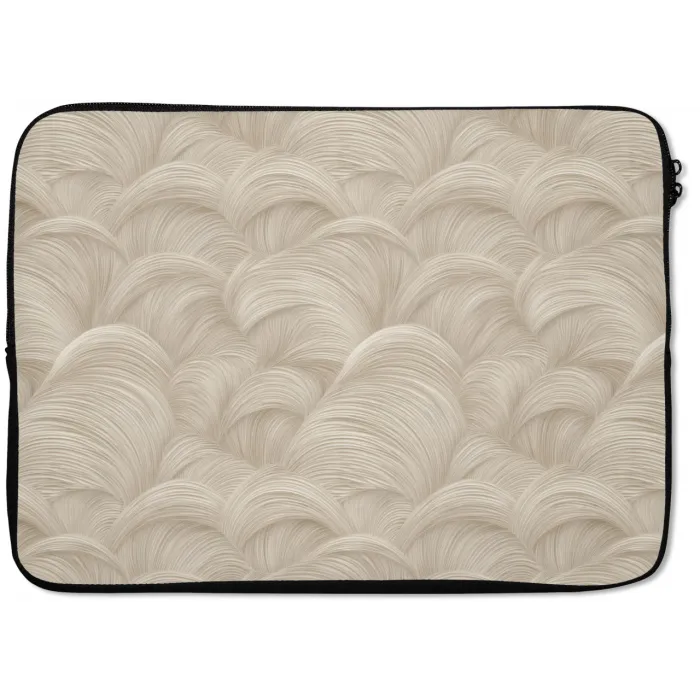 Bogen - Patroon - Beige laptophoes neopreen klein 279 -zkaufland3dotto