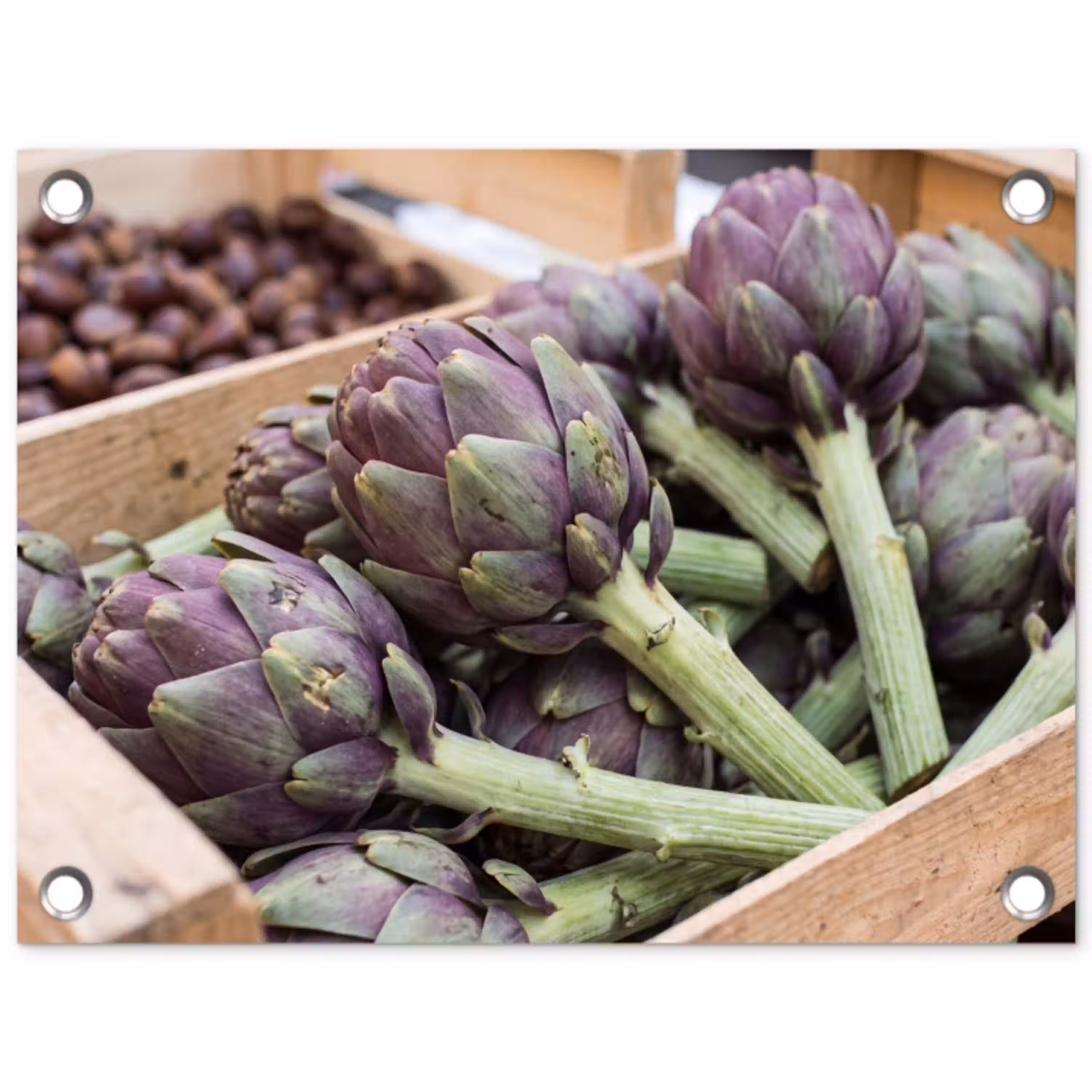 Groenten - Markt - Vers tuinposter los doek klein -3d