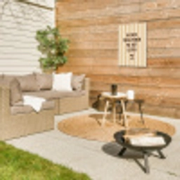 Tuin - Quote - Strepen - Zomer Tuinposter op houten frame 2 cm dik klein -sfeer2