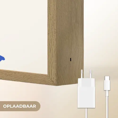 Lichaam - Abstract - Blauw Light Box met batterij (Wandlamp) middel -USP_websiteoplaadbaarNL