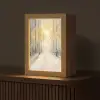 Winter - Abstract - Sneeuw - Natuur - Zon Light Box met kabel (Tafellamp) klein -z3d_website