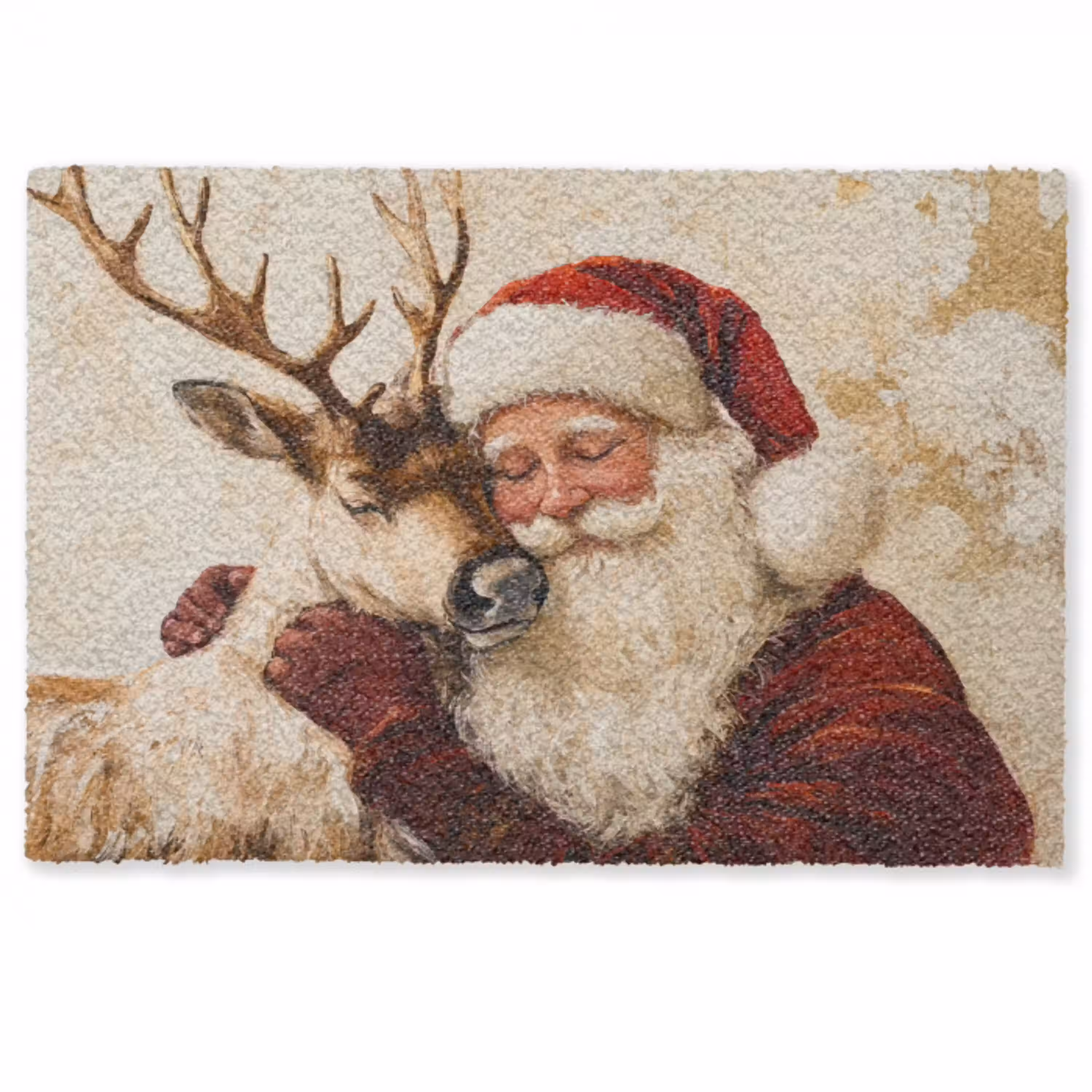 Kerstman - Rendier - Kerst - Christmas Deurmat klein -zkaufland3d