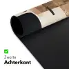 Vlakken - Abstract - Zwart - Strepen Muismat XXL klein -sfeer2