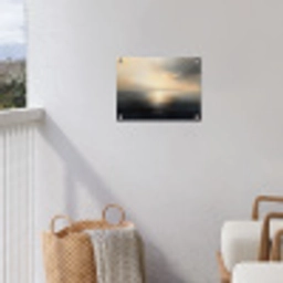 Zon - Horizon - Zee tuinposter los doek klein -sfeer8