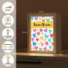 Hartjes - Kleurrijk - Patroon Light Box met kabel (Kinderlampje) klein -USP_NL