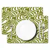 Lijnpatroon - Groen - Organisch Placemat vinyl groot 368 -zzsfeer2_Kitchenyeah-website