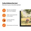 Houten bankje - Bloempotten - Landschap Inductie beschermer vinyl 3mm klein -zzzzzzz-td-ups