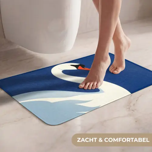 Zwaan - Wit - Snavel - Illustratie WCmat klein -USP_ZachtNL