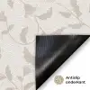 Sierlijk - Bloemen - Beige Deurmat klein 898 -antislip_NL