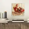 Kerst - Slee - Kerstman plexiglas 5mm klein -sfeer1