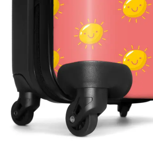 Sunny situation koraal NBS - Handbagage koffer - Unisex middel -wiel