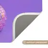 Disco - Eend - Paars Badmat klein -USP_AntislipNL