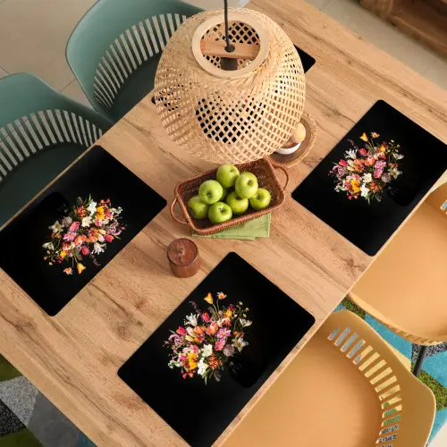 Vaas - Bloemen - Tulpen Placemat vinyl groot -zzsfeer5_Kitchenyeah-website