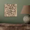 Gezichtenzee - Lijntekening - Abstract aluminium wit klein -sfeer2