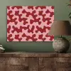 Modern - Abstract - Rood PET vilt klein 837 -sfeer2