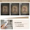 Minimalistisch - Vaas - Bloemen - Bruin Light Box met kabel (Tafellamp) klein -USP_dimbaarDE