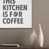 Quotes  - Koffie - Bonen - Modern PET vilt klein -sfeer6_closeup