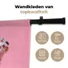 Cupcake - Kleurrijk - Edelstenen Wandkleed katoen klein -sfeer2
