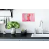 Roze - Bloemen - Cowboy Muursticker klein -keuken