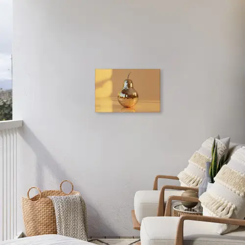 Goud - Disco - Glitter - Peer Tuinposter op houten frame 2 cm dik klein -sfeer1